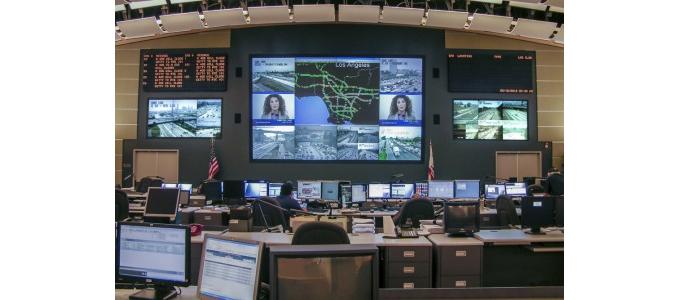 Electrosonic upgrades 12-screen videowall at L.A. traffic facility