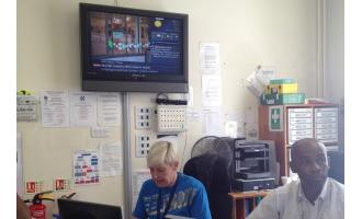Digital signage installation helps the homeless create material for interactive screens