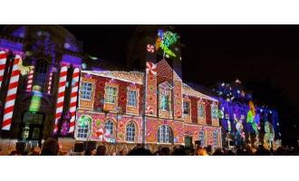 Projection Studio gets the Christmas party started