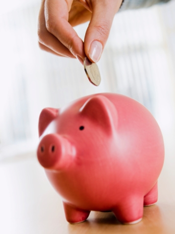 plain piggy bank
