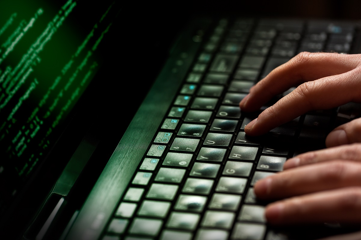 Hands on keyboard (Internet, online, computer)