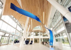 Swarm installs digital LED ribbon for O2 HQ in the UK | AV Magazine