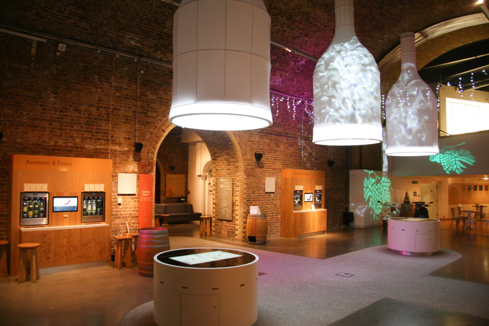 Vinopolis creates interactive experience with Arcstream AV and EMG