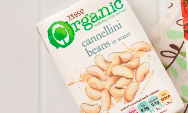 Tesco Organic cannellini beans 380g (5052004745000)