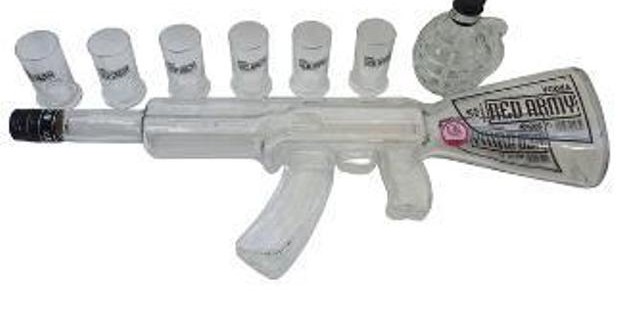 Red Army Vodka breaks alcohol marketing rules with Kalashnikov design