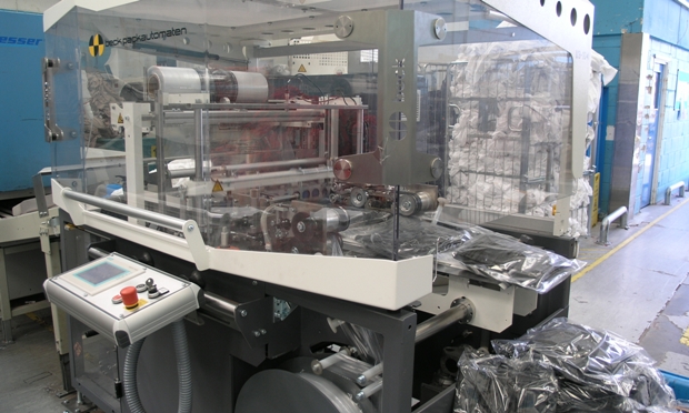 Beck machines help OCS wrap fresh blankets for air travellers