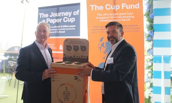 DS Smith wins thecupfund grant for Coffee Cup Drop Box DS Smith wins thecupfund grant for Coffee Cup Drop Box