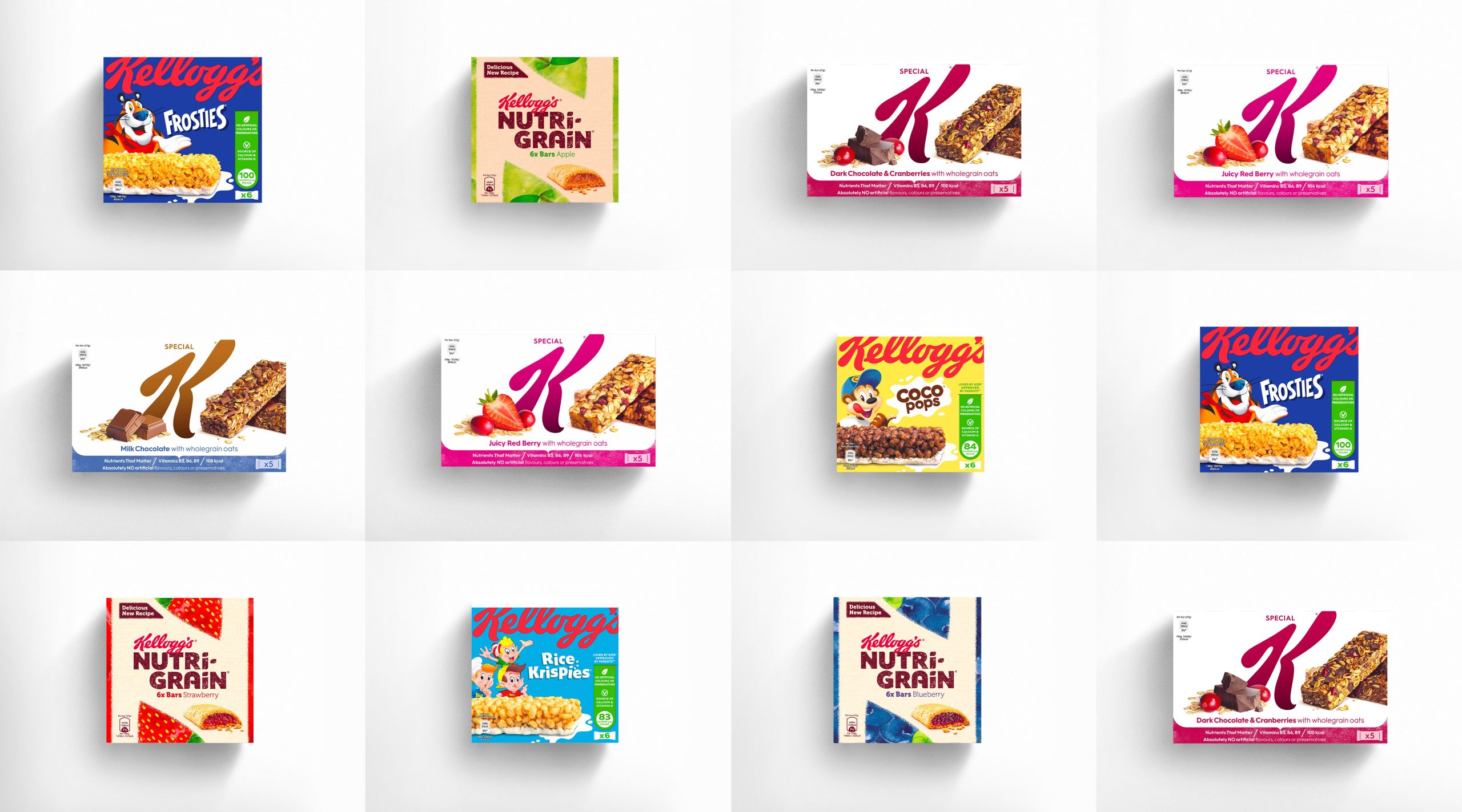 Kellogg debuts new look across snacks range