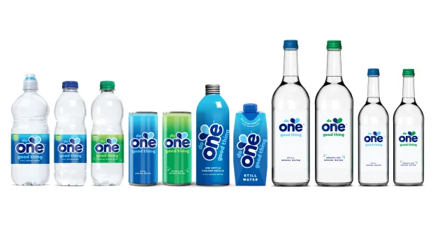Refreshed on-pack design for One Water