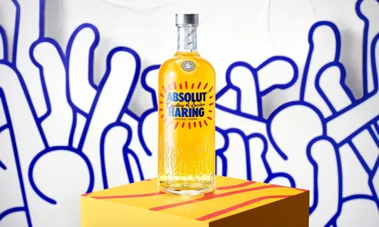 Absolut celebrates Keith Haring with limited-edition bottle