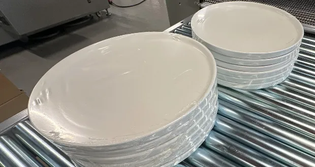 Packaging reduction delivers increased product protection for tableware manufacturer