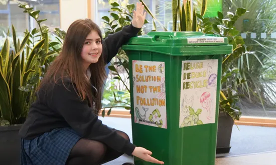 Cambridge pupil takes home first prize in national recycling competition