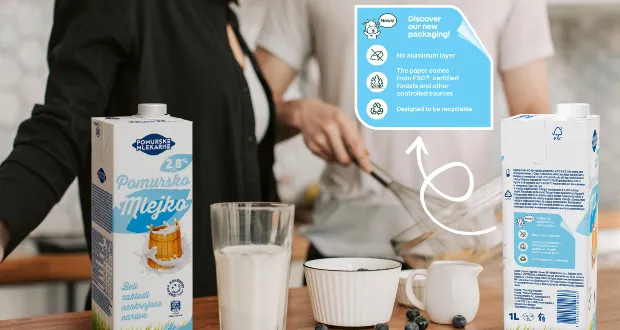 Slovenia dairy producer introduces SIG Alu-free + Full barrier aseptic cartons