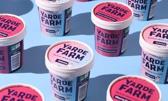 Yarde Farm launches industrially compostable ice cream mini tubs