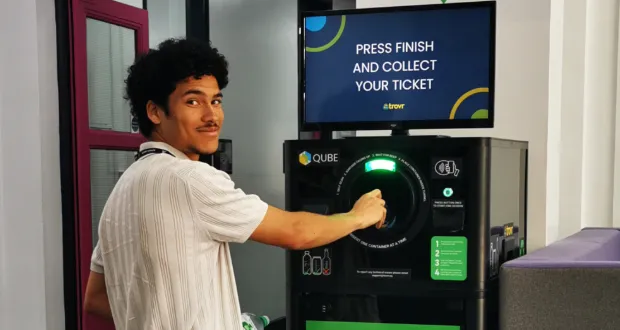 TrovrQUBE installation in Reading marks UK first for educational DRS Recycling