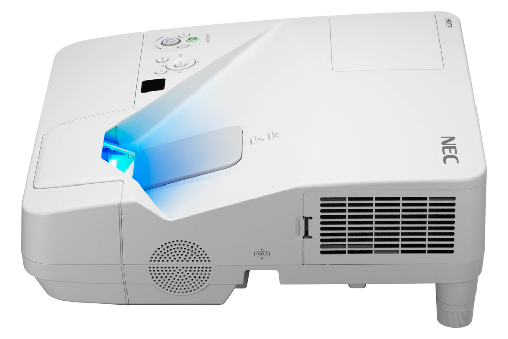 NEC announces UM Series of interactive ultrashort throw projectors