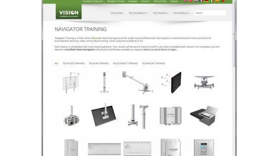 Vision launches Navigator training | AV Magazine