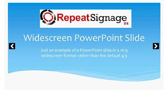 Repeat Signage updated to support PowerPoint slides