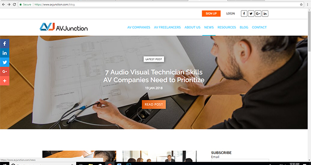 av junction to demo freelance av hiring platform at ise freelance av