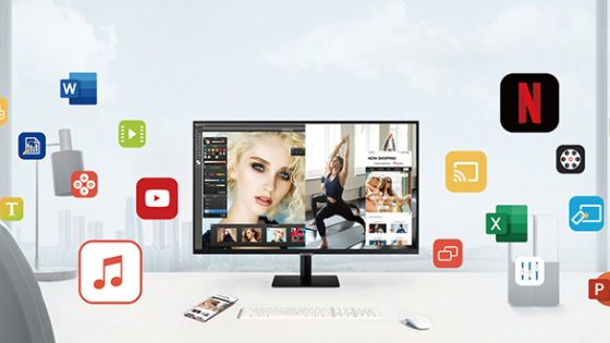 One display for work, rest and play