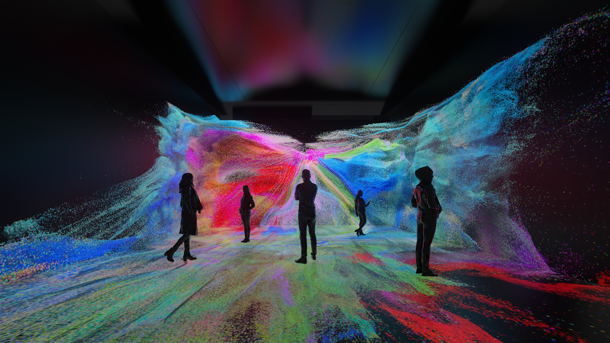 AI art show blends NASA data with Barco projection | AV Magazine