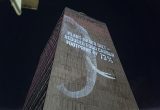 COP26 summit meets with guerrilla projection mapping