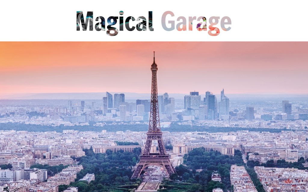 Mercedes-Benz makes 'magical garage' with immersive art | AV Magazine