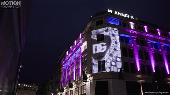 Motion Mapping adds permanent touch to store facade | AV Magazine