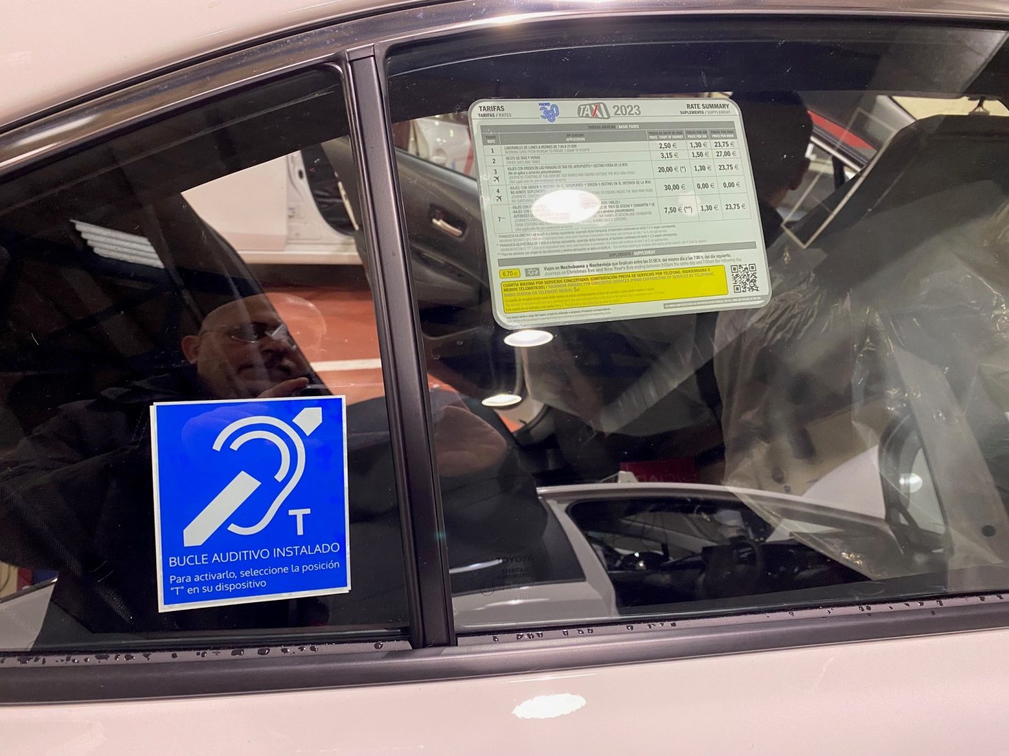 Thousands of Spanish taxis equipped with Contacta loops