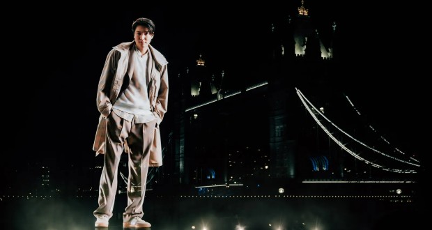 Ten metre-high Boss holograms made with transparent LED | AV Magazine