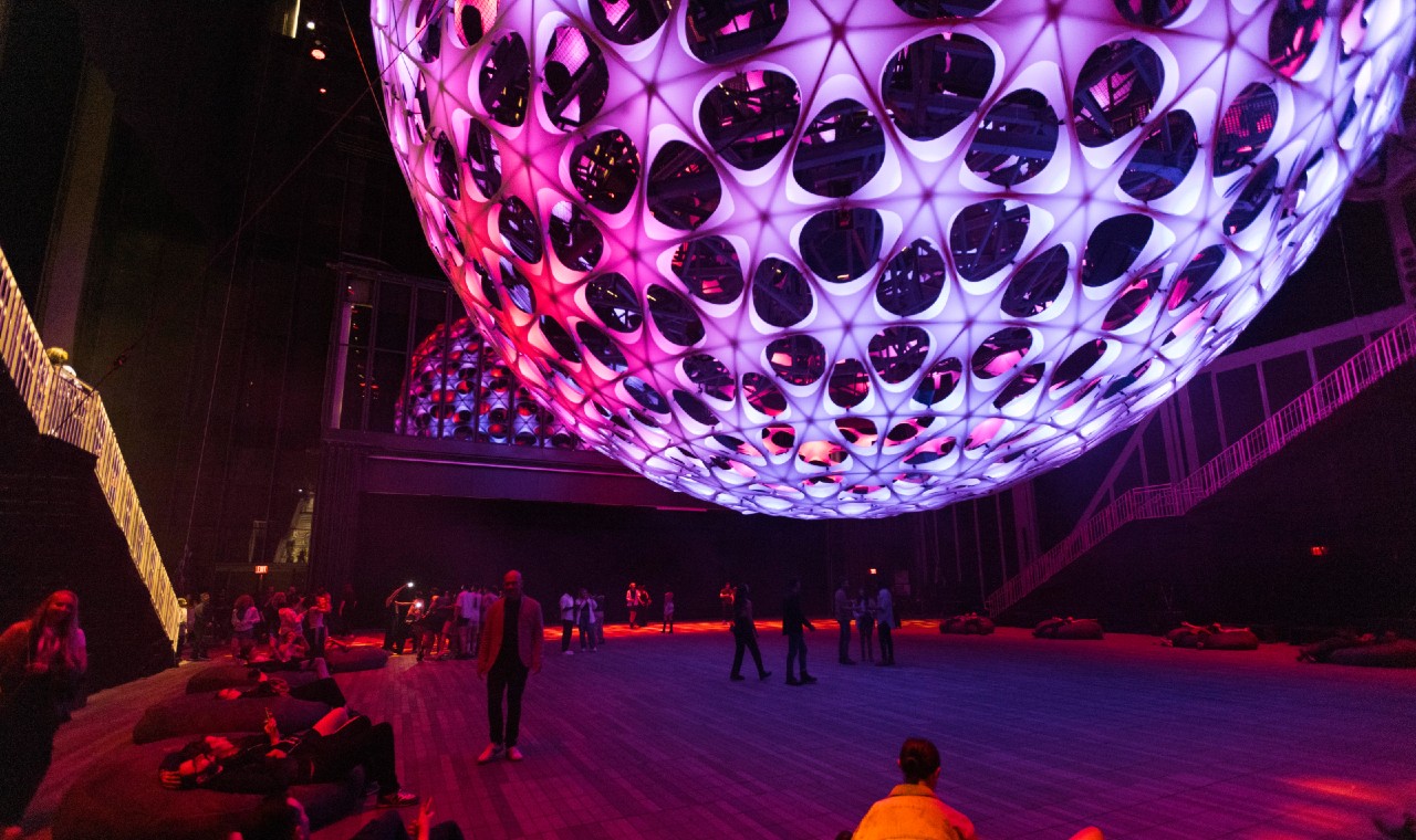 LEA amplifies first Sonic Sphere to be suspended in mid air | AV Magazine