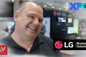 Phil Clark talks about the latest LG products and solutions at TechExpo 2024