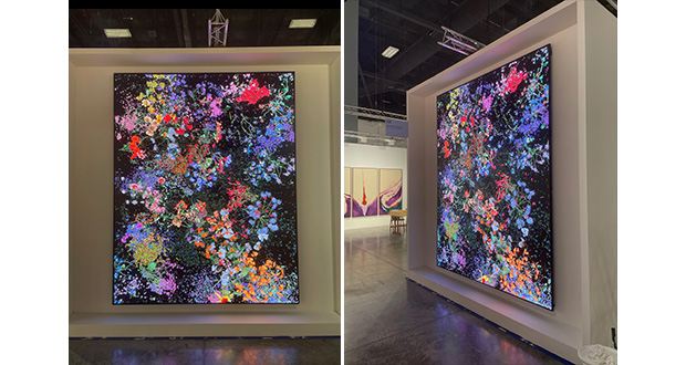 Blue Square X shows LED totem at Art Basel Miami Beach | AV Magazine