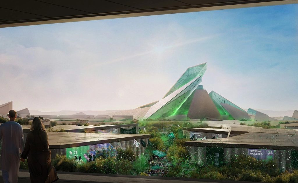 Crystal-like, soaring Saudi stadium to light up World Cup | AV