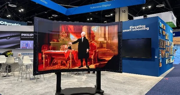 PPDS unveils foldable LED display at InfoComm 2025 | AV Magazine