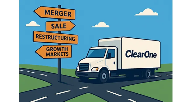 ClearOne Restructures Financial Strategy Amid Declining Revenue