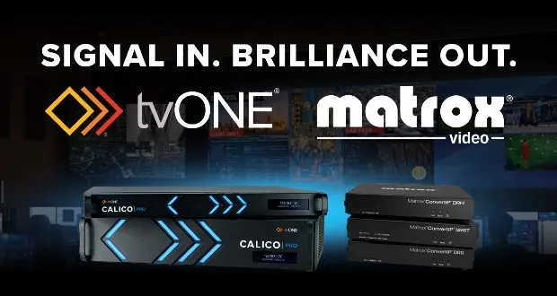 Matrox enables ST 2110 workflows with tvONE Calico Pro | AV Magazine