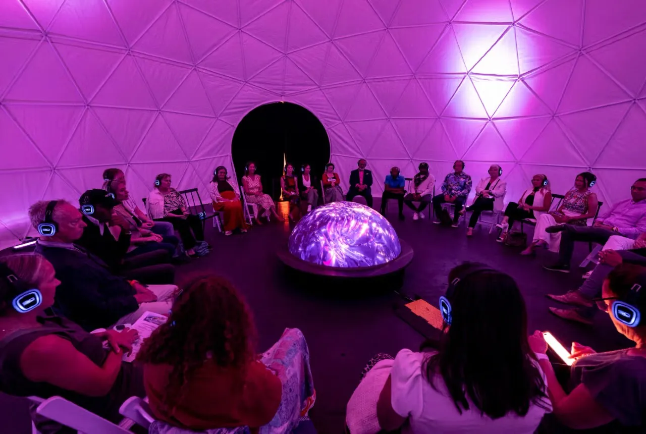 Immersive domes invite guests to envision ideal eco-future | AV Magazine