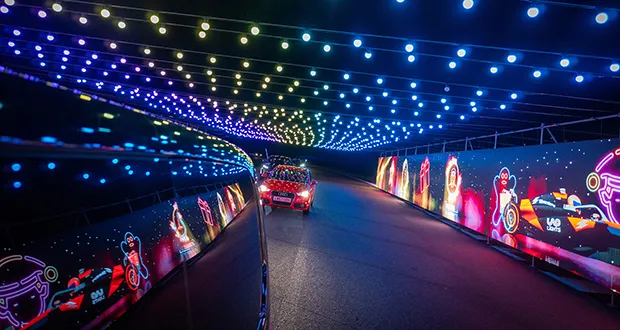 ADI delivers a bigger, bolder light show on an F1 racetrack | AV Magazine