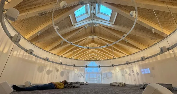 Switzerland's first sound dome designed for 'art of listening Switzerland's first sound dome designed for 'art of listening