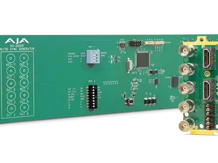 Doing more with less with openGear compatibility from AJA | AV Magazine