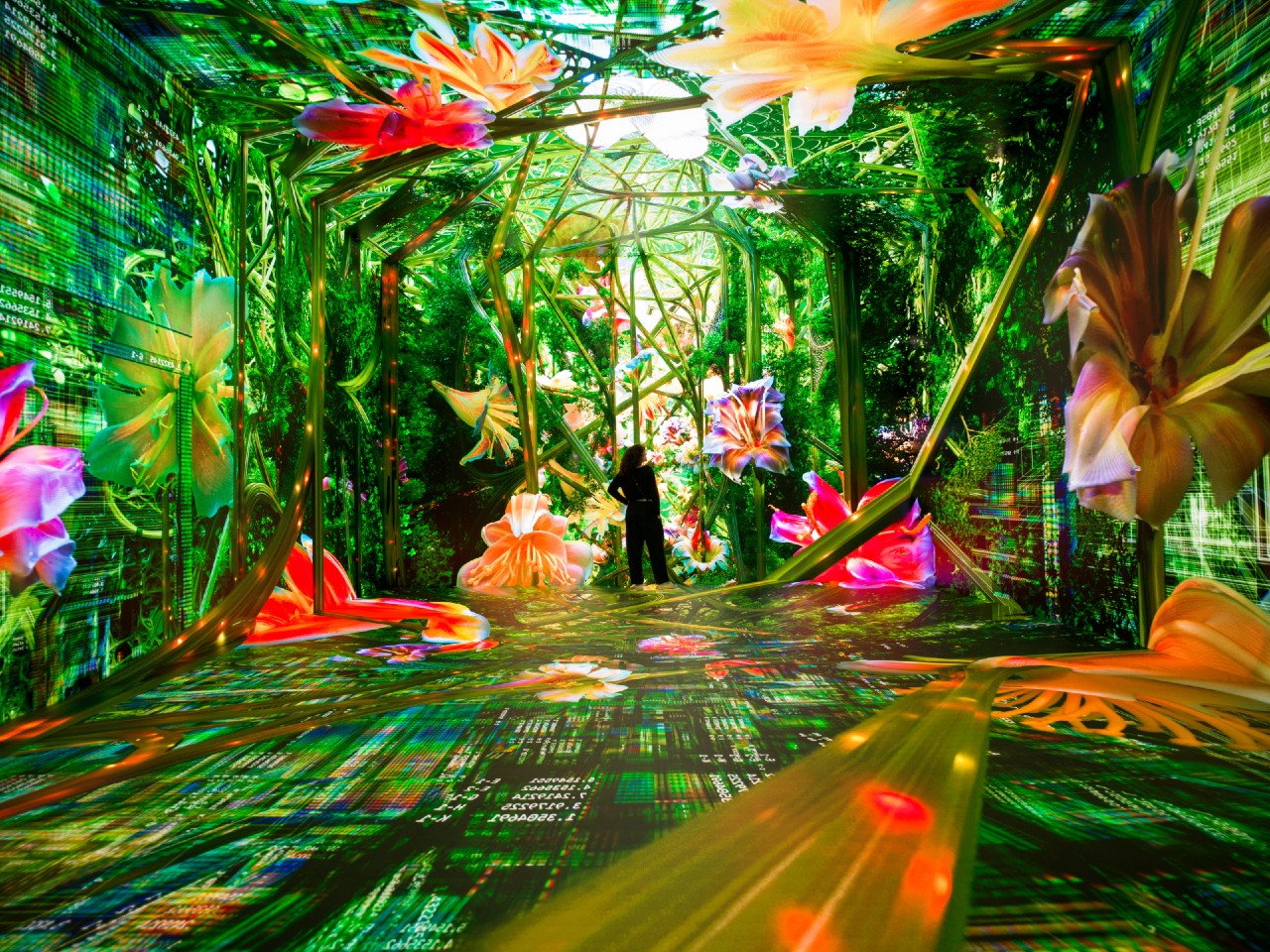 Absen adds LED floor and walls to Dataland AI art museum | AV Magazine