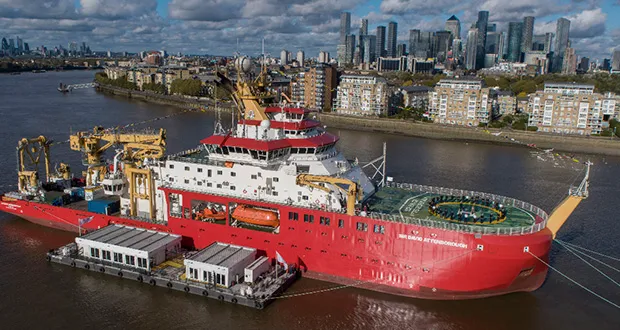 Aetria supports science on RRS Sir David Attenborough