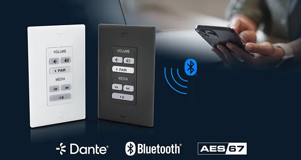 Extron’s first Bluetooth product connects phones and Dante